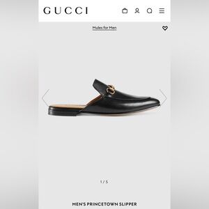 Gucci Brown leather Loafer